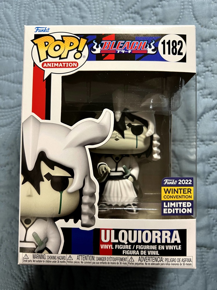 Funko Pop Bleach Ulquiorra #1182 Winter Convention 2022